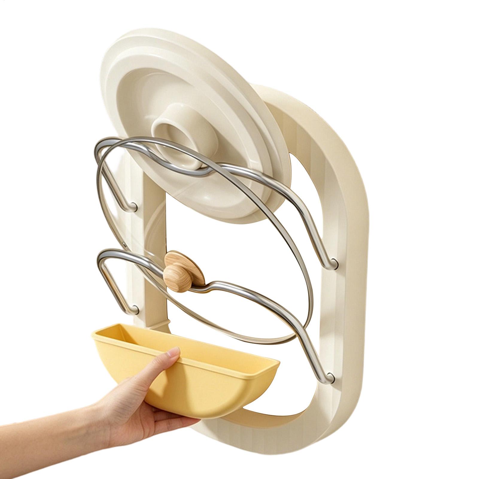 Kitchen Baking Pantry - Двухуровневая настенная подставка для крышек, без