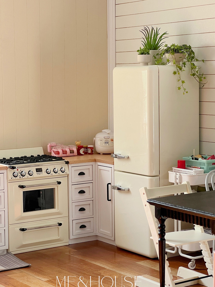 Kitchen Q - Модель кукольного домика 1/6, аксессуары для