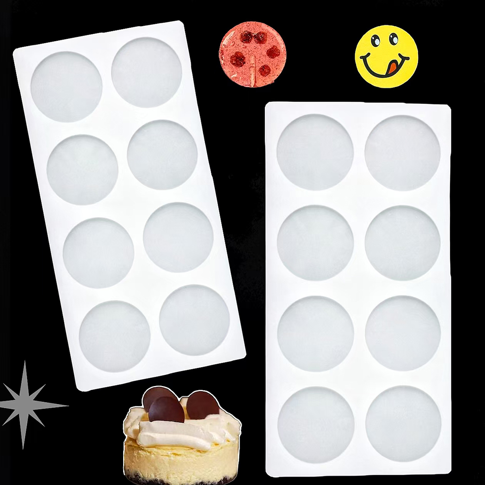 Silicone Cake Mold - 8-полосная цилиндрическая силиконовая форма для переворачивания