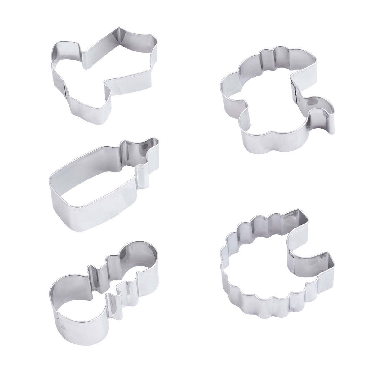 Cookie Cutter Set - Набор из 5 формочек для печенья