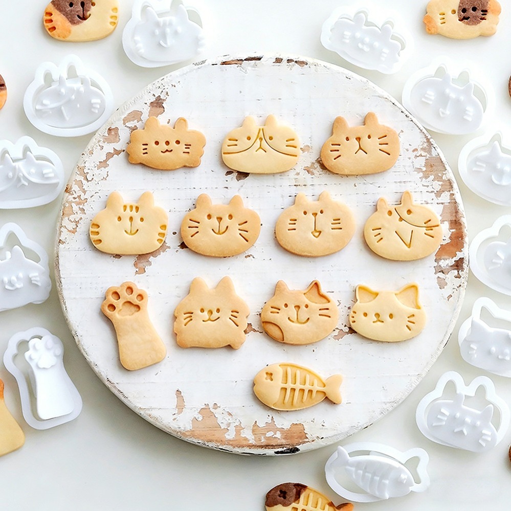 Kitchen Accessories For Baking - Формочки для печенья «Милые котята» DIY:
