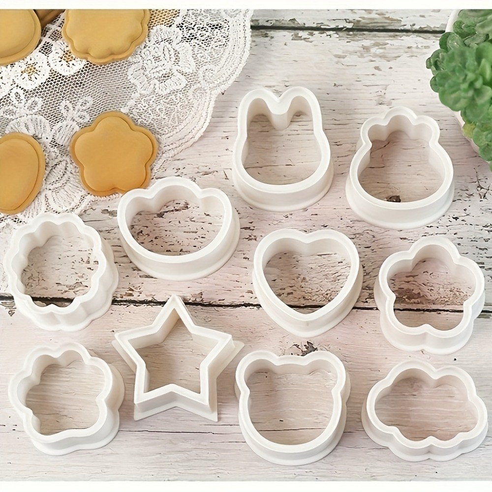 Cookie Cutter Set - Набор из 10 формочек для печенья:
