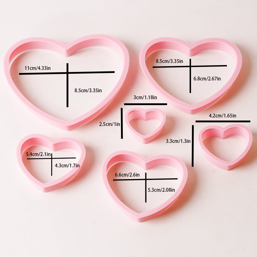 1 компл./3 компл., розовое сер – обзор и цена Cookie Cutter Set