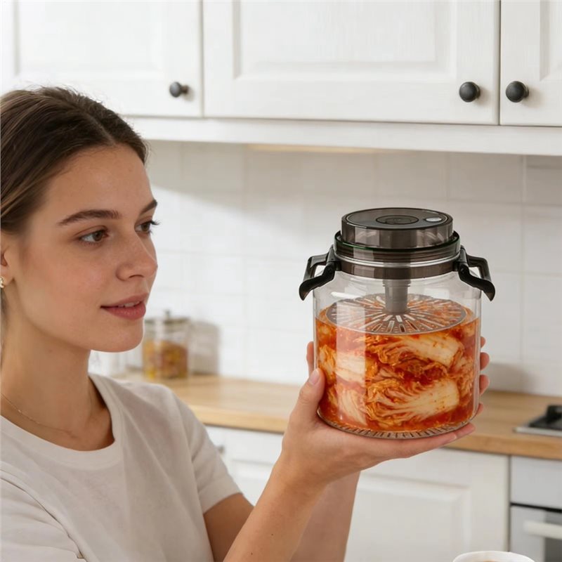 Герметичная круглая банка-конт – обзор и цена Kitchen Baking Pantry
