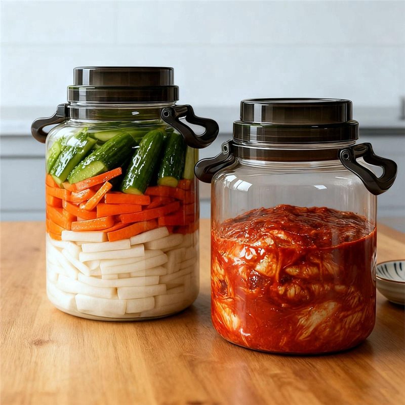 Герметичная круглая банка-конт – обзор и цена Kitchen Baking Pantry