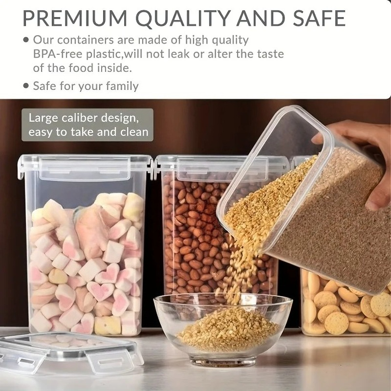6 шт. герметичные контейнеры д – обзор и цена Kitchen Baking Pantry