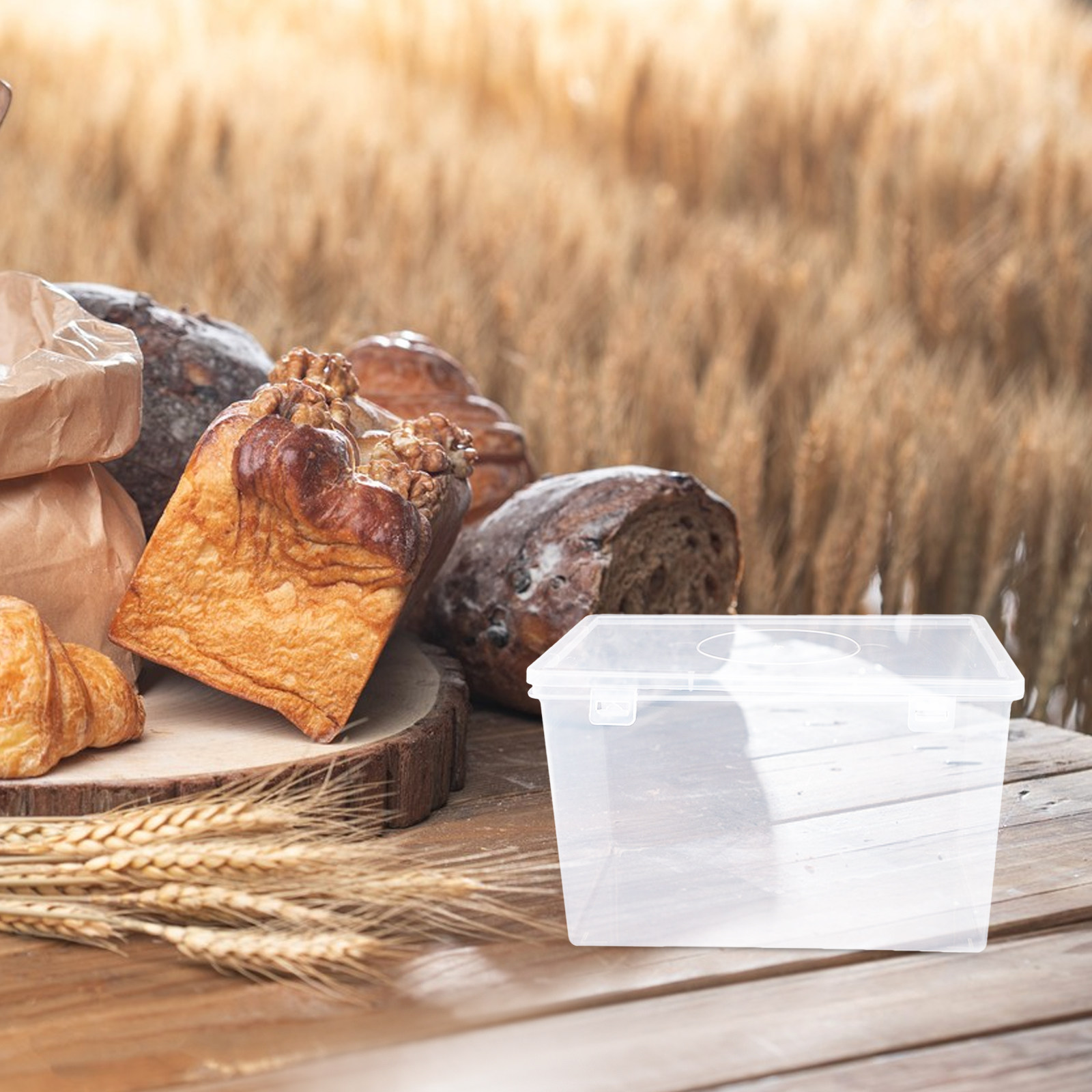 Прозрачная герметичная хлебниц – обзор и цена Kitchen Baking Pantry