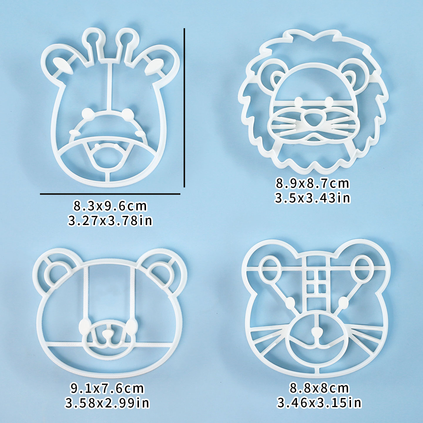 Набор из 4 формочек для печень – обзор и цена Cookie Cutter Set