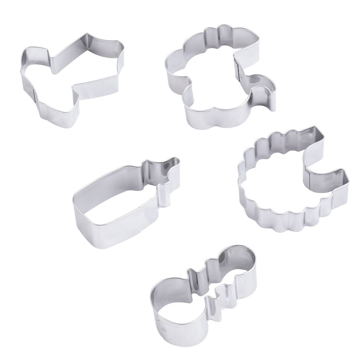 Набор из 5 формочек для печень – обзор и цена Cookie Cutter Set