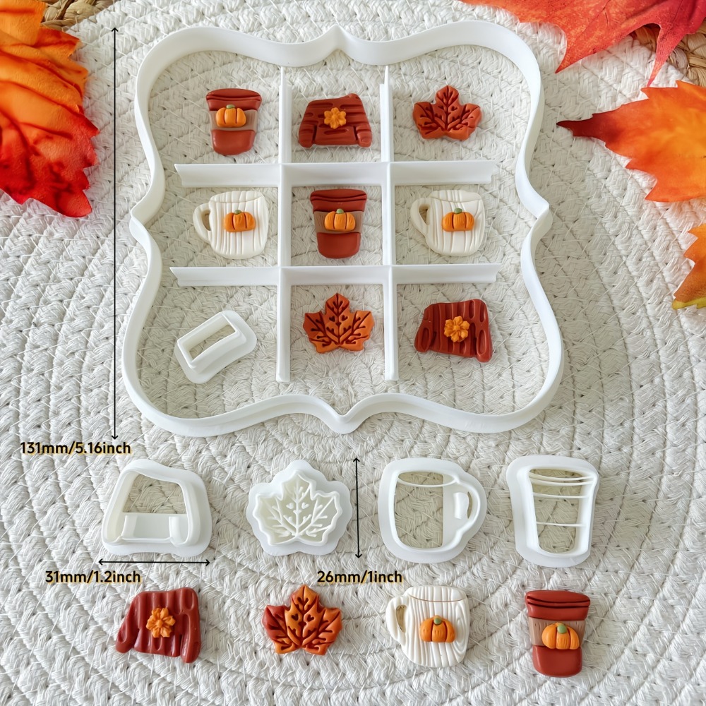 Набор из 7 осенних формочек дл – обзор и цена Cookie Cutter Set