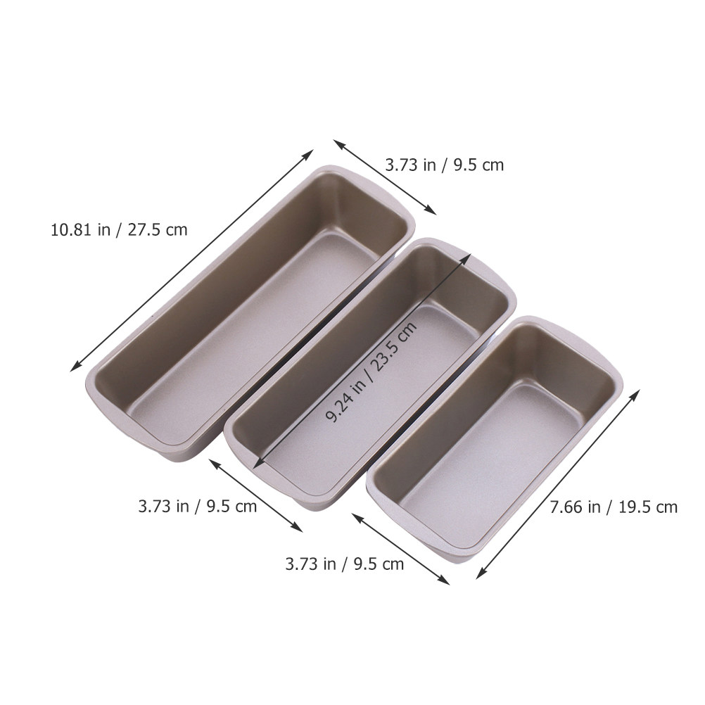 3 шт. прямоугольных формы для  – обзор и цена Kitchen Baking Pan